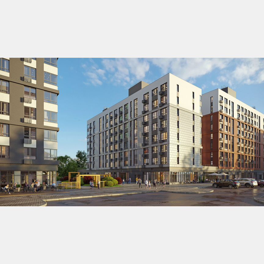 3-к. квартира, 66,1 м², 8/9 эт.