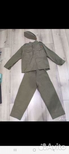 Детский военный костюм 128