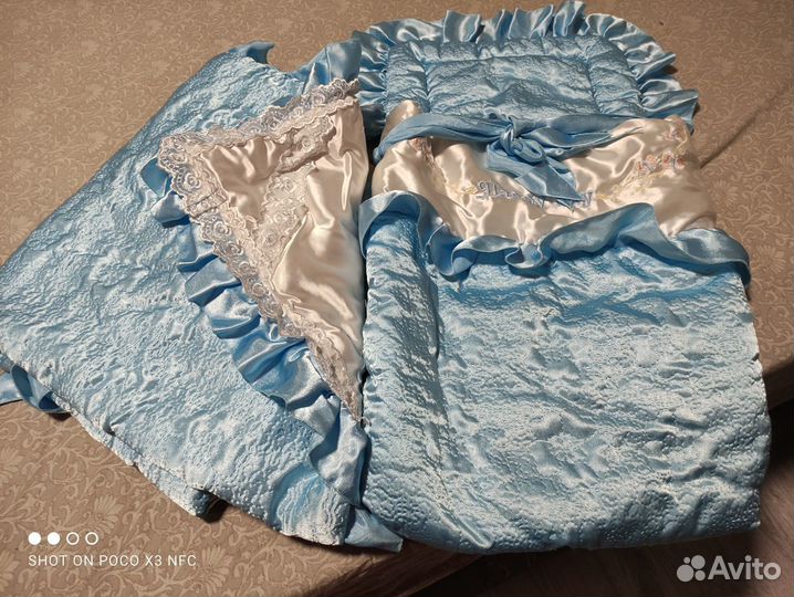 Конверт на выписку и одеяло