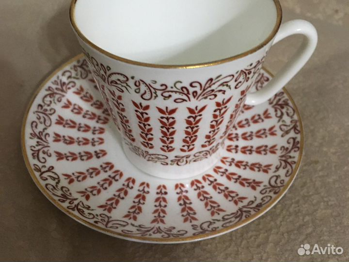 Костяной фарфор лфз кофейная пара