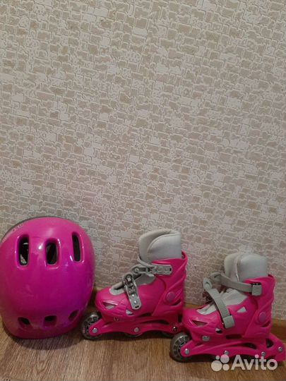 Роликовые коньки детские раздвижные