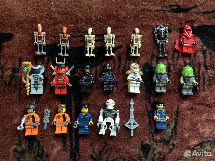 Lego Star Wars, Ninjago, Bionicle Минифигурки
