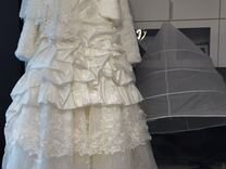 Свадебное платье и свадебная шубка