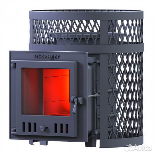 Печь для бани Гефест Искандер 25 (М) в сетке