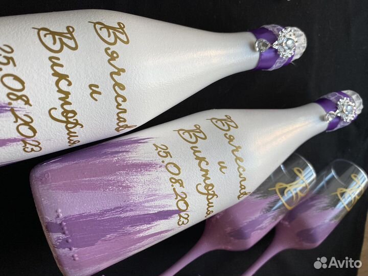 Свадебные бокалы на заказ