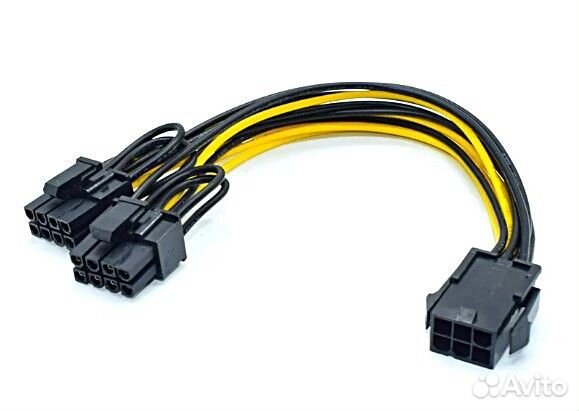 Переходник 6 Pin на 8 Pin, 6 Pin на 2-8 Pin