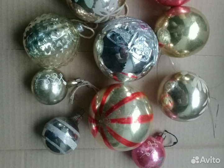 Елочные игрушки СССР шары