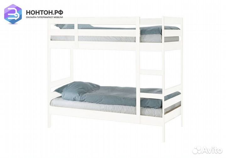 Двухъярусная кровать Пирус белый