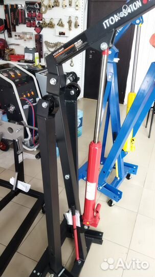 Кран гаражный складной 1Т низкопрофильный