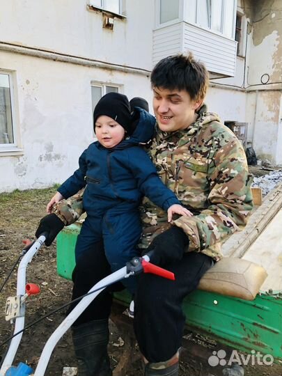 Вспашка огорода мотоблоком