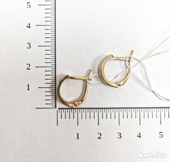 Золотые серьги
