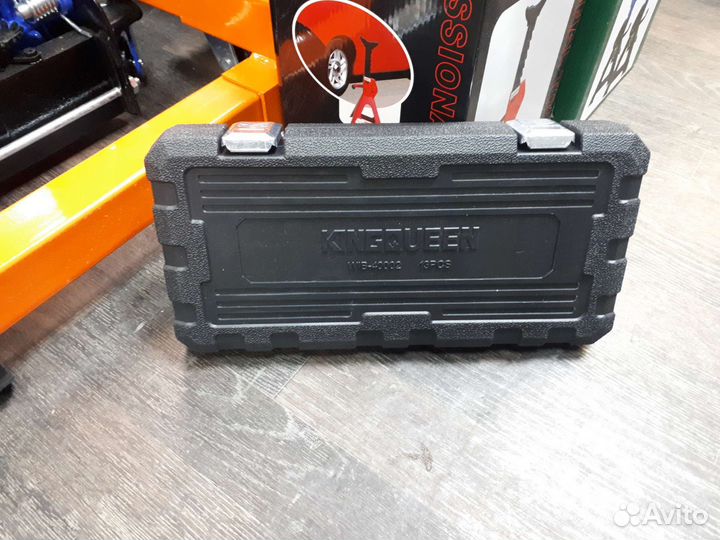 Набор головок удлиненных 8-24ммс трещоткой KQ