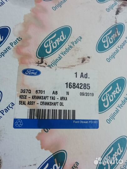 Задний сальник коленвала оригинал форд транзит