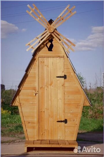 Дачный туалет с кошкой JFS