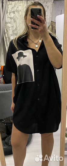 Платье рубашка корея