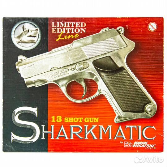 Игрушечный пистолет Sharkmatic на пистонах