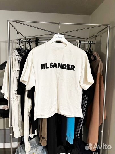 Jil Sander Logo White футболка оригинал