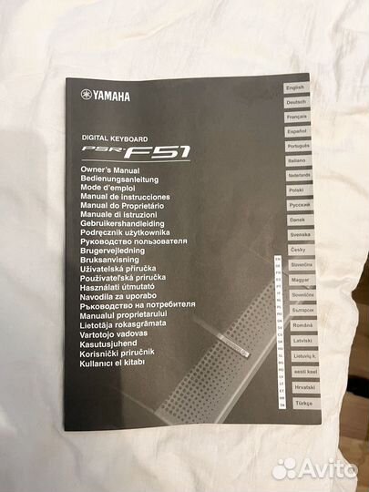 Синтезатор Yamaha PSR F51