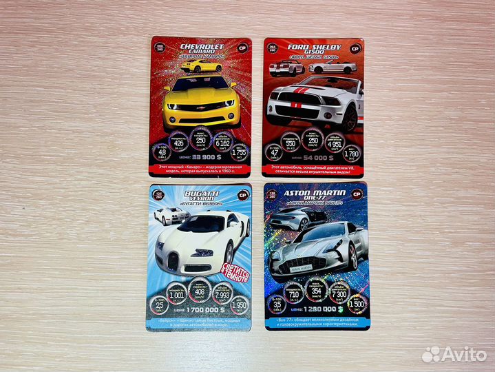 Карточки, журналы и сундучок «Супергонки»