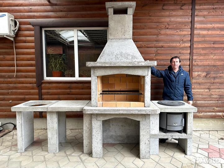 Барбекю печи на дровах