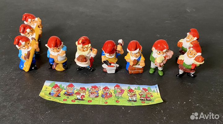 Киндер 90х зайцы, крокодилы, гномы