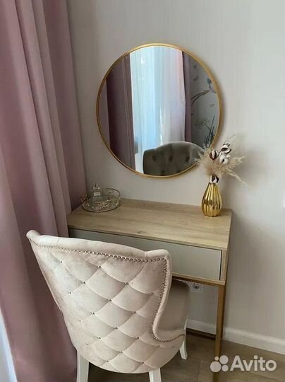 Зеркало настенное круглое в ванную