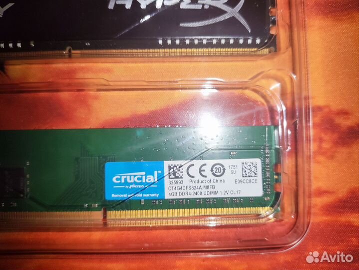 Оперативная память ddr4 12гб