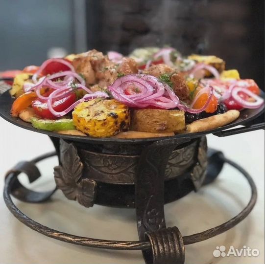 Чугунные саджи и подставки в 