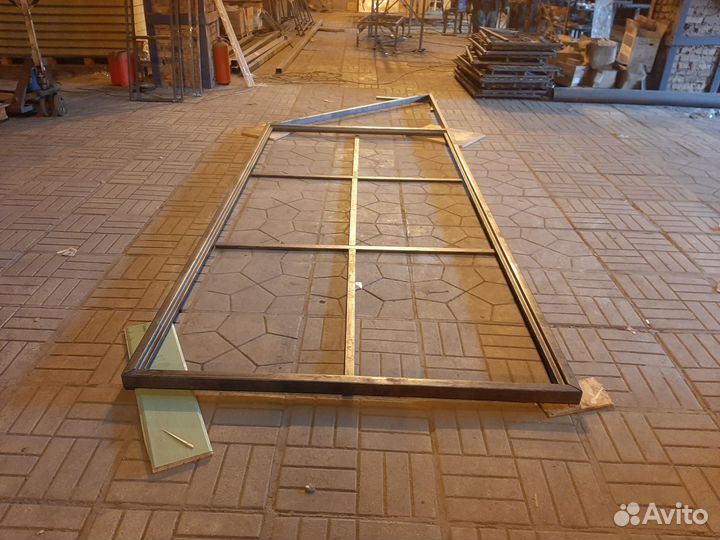 Откатные ворота на проём 5х2 м+комплект для ворот