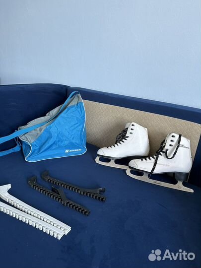 Коньки 41 женские с чехлом