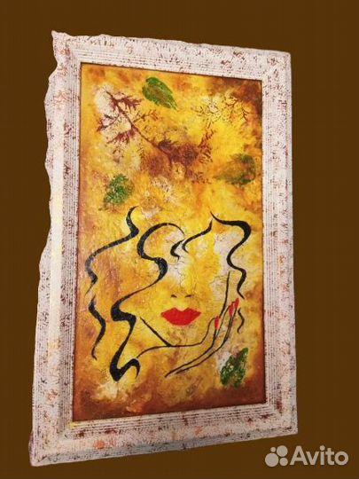 Картина осень - ручная работа