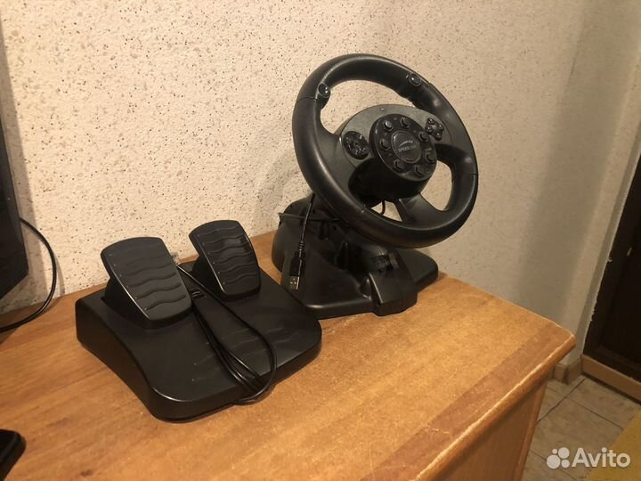 Руль и педали Speedlink