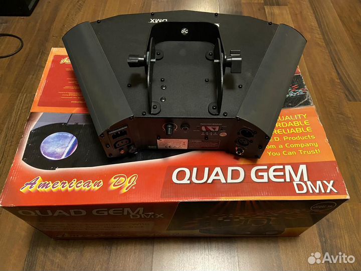 American DJ quad gem DMX
