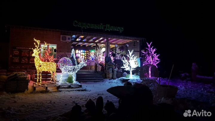 Новогодние световые фигуры