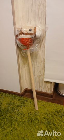 Лошадка-скакалка Baby Go Бурая