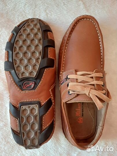 Мокасины новые кожа
