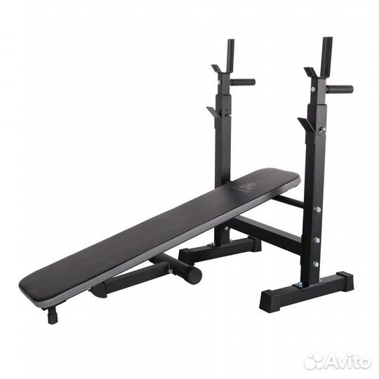 Силовая скамья со стойками под штангу DFC D6453