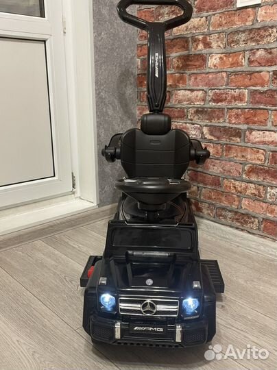 Машинка каталка электромобиль mercedes