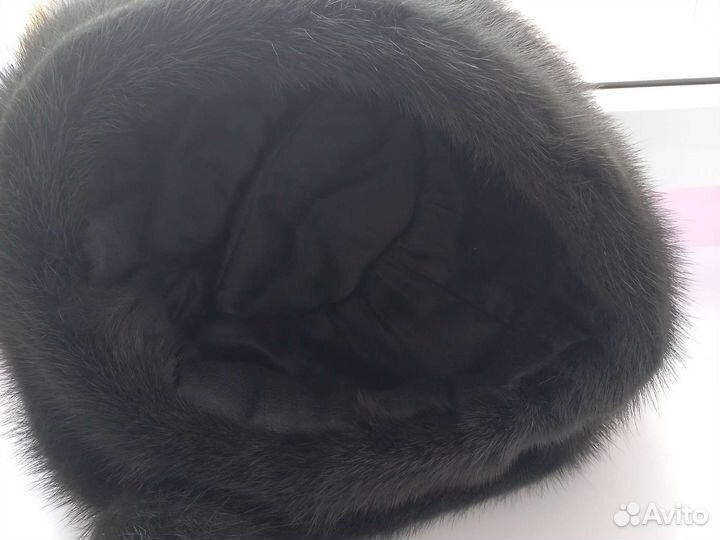 Норковый берет мягкий