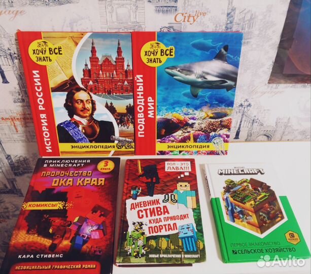 Книги Minecraft новые