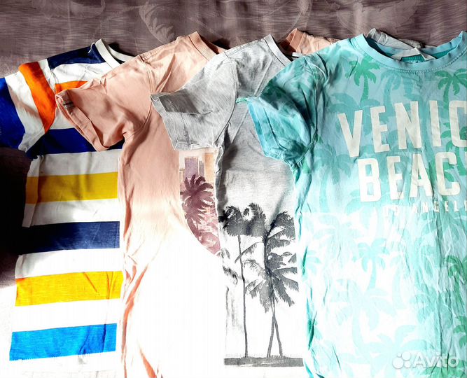 Футболки и шорты на мальчика р 134-140