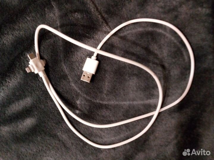 Зарядный провод на iPhone, микро USB, Type-C