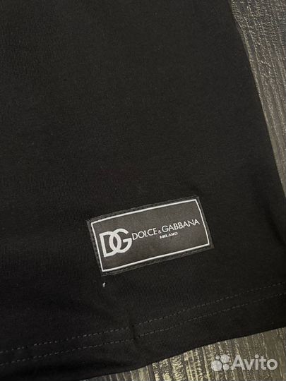 Dolce gabbana футболка черная
