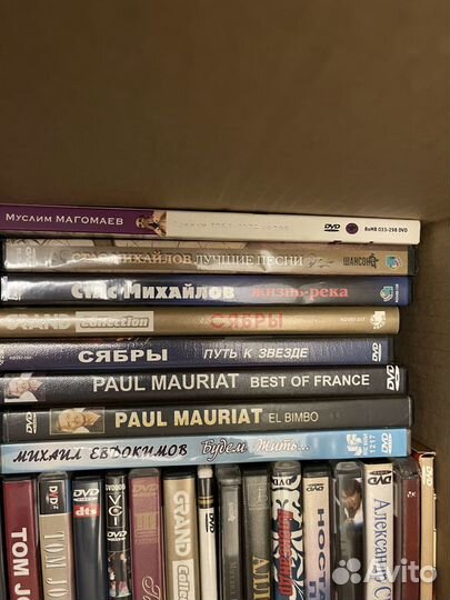 DVD концерты лицензия 40 шт