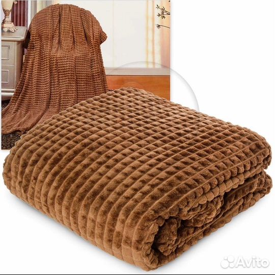 Плед кубик новый