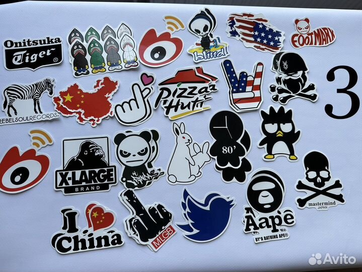 Наклейки Стикеры на ноут велосипед самокат