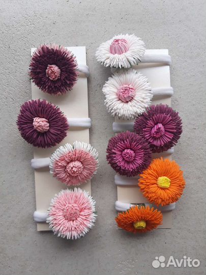 Резинки и заколки для волос из фоамирана