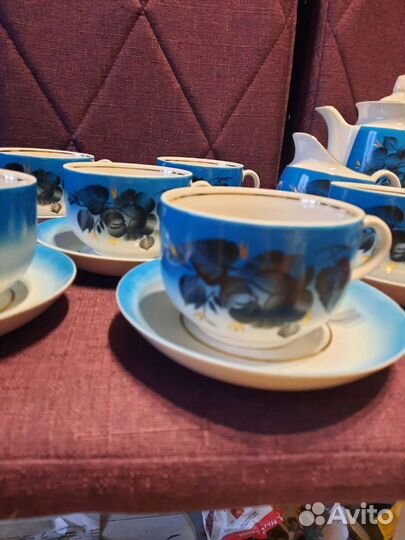 Чайно-кофейный сервиз фарфор