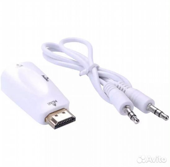 Переходник hdmi на vga + аукс