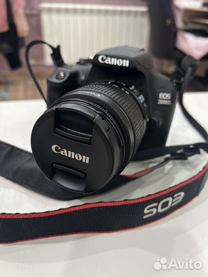 Зеркальный фотоаппарат canon eos 2000d